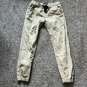 Tan Drake joggers